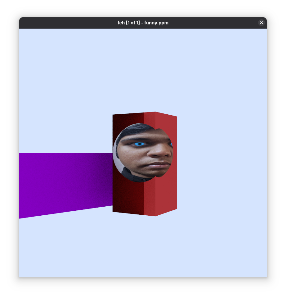 face on a sphere